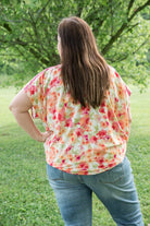 Bright Eyed Floral Top-White Birch-Stay Foxy Boutique, Florissant, Missouri