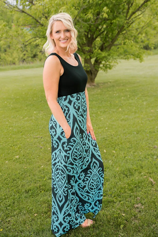 Aqua Beauty Dress-Heimish-Stay Foxy Boutique, Florissant, Missouri