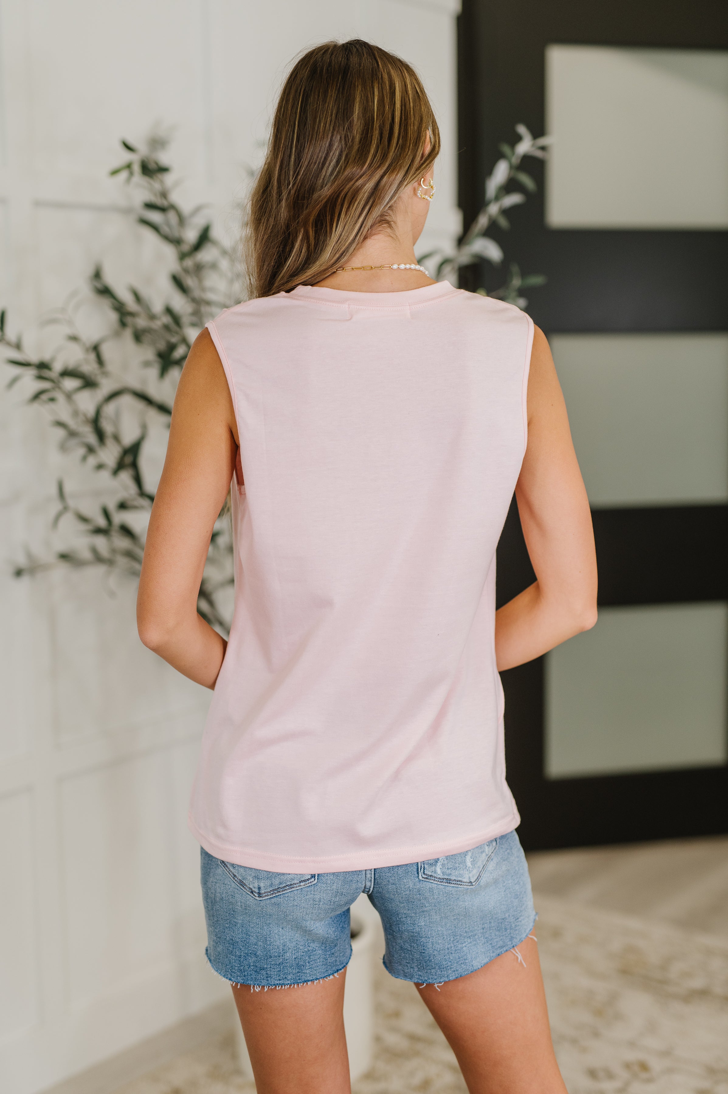 New Normal Pleat Detail Sleeveless Top in Pink-Womens-Stay Foxy Boutique, Florissant, Missouri
