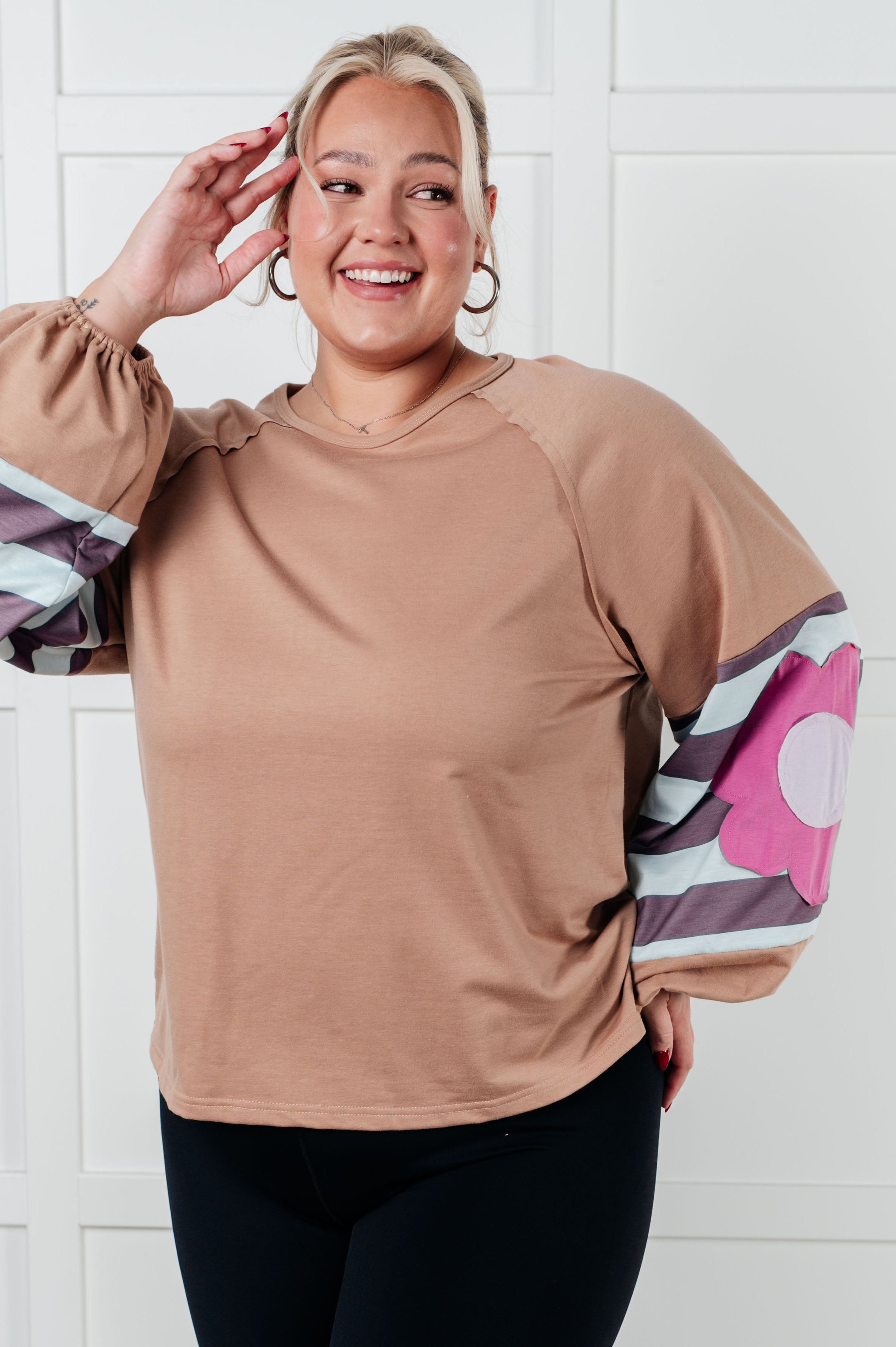 New and Improved Floral Patchwork Top-Tops-Stay Foxy Boutique, Florissant, Missouri