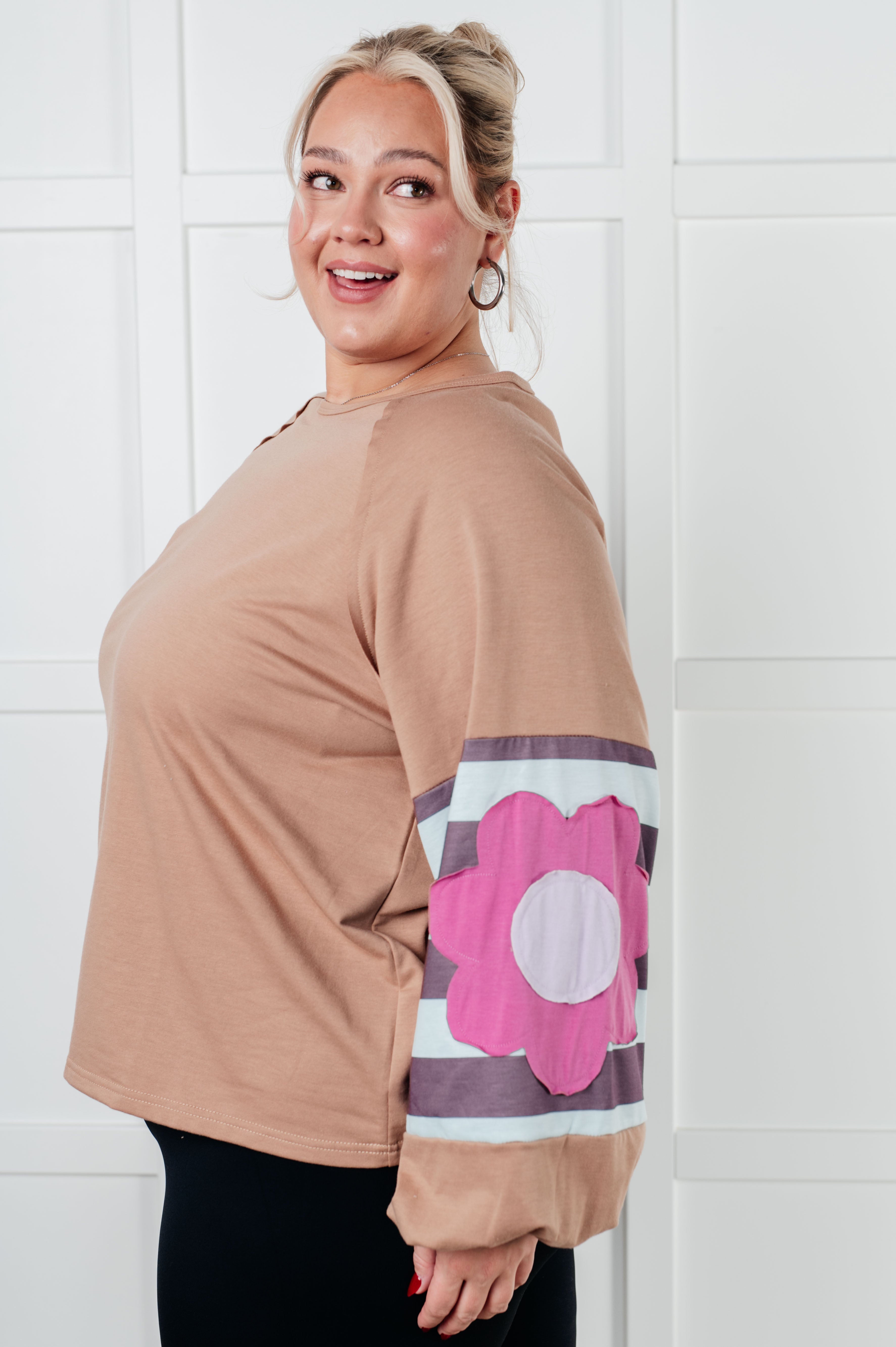 New and Improved Floral Patchwork Top-Tops-Stay Foxy Boutique, Florissant, Missouri