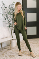 Next to Nothing Top and Bottom Set in Dark Olive-Womens-Stay Foxy Boutique, Florissant, Missouri