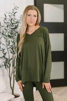 Next to Nothing Top and Bottom Set in Dark Olive-Womens-Stay Foxy Boutique, Florissant, Missouri