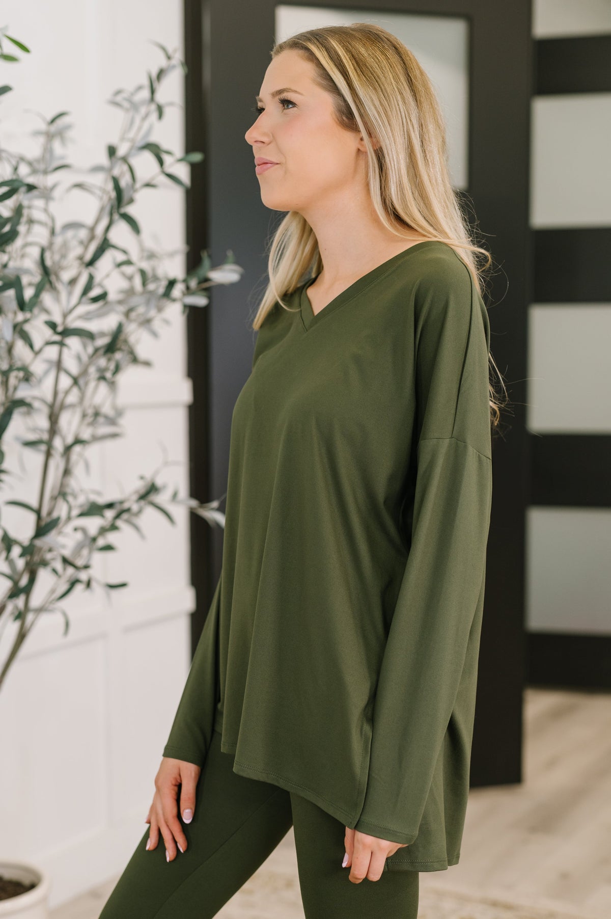 Next to Nothing Top and Bottom Set in Dark Olive-Womens-Stay Foxy Boutique, Florissant, Missouri