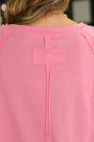Nice to Each Other Raglan Sleeve Top in Fuchsia-Womens-Stay Foxy Boutique, Florissant, Missouri