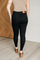 Nicole Tummy Control Skinny Jeans in Black-Womens-Stay Foxy Boutique, Florissant, Missouri