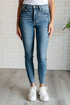 Nicole Tummy Control Skinny Jeans in Vintage Wash-Denim-Stay Foxy Boutique, Florissant, Missouri