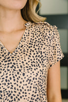 No Doubt In Mind V-Neck Blouse-Womens-Stay Foxy Boutique, Florissant, Missouri