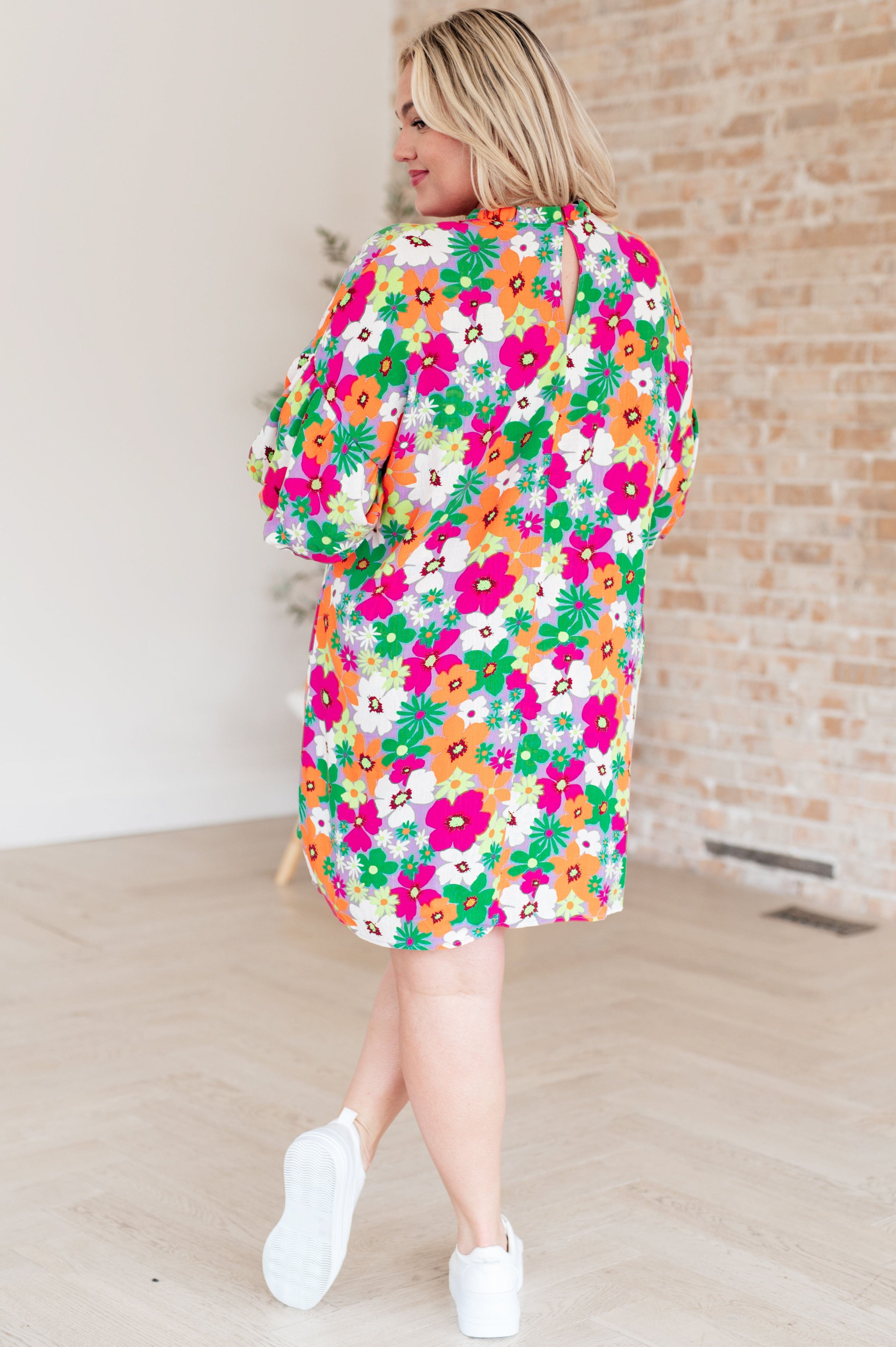 No Garden, No Problem Bubble Sleeve Dress-Womens-Stay Foxy Boutique, Florissant, Missouri