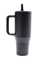 No Spill 40oz Tumbler in Black-Home-Stay Foxy Boutique, Florissant, Missouri