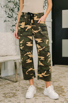 Now You See Me Camo Cargo Pants-Womens-Stay Foxy Boutique, Florissant, Missouri