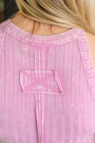 Offbeat Essential Mineral Washed Tank in Candy Pink-Womens-Stay Foxy Boutique, Florissant, Missouri