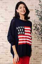 Oh Say Can You See Lightweight Pullover-Tops-Stay Foxy Boutique, Florissant, Missouri