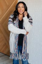 Oh So Lucky Fringe Cardigan-Layers-Stay Foxy Boutique, Florissant, Missouri