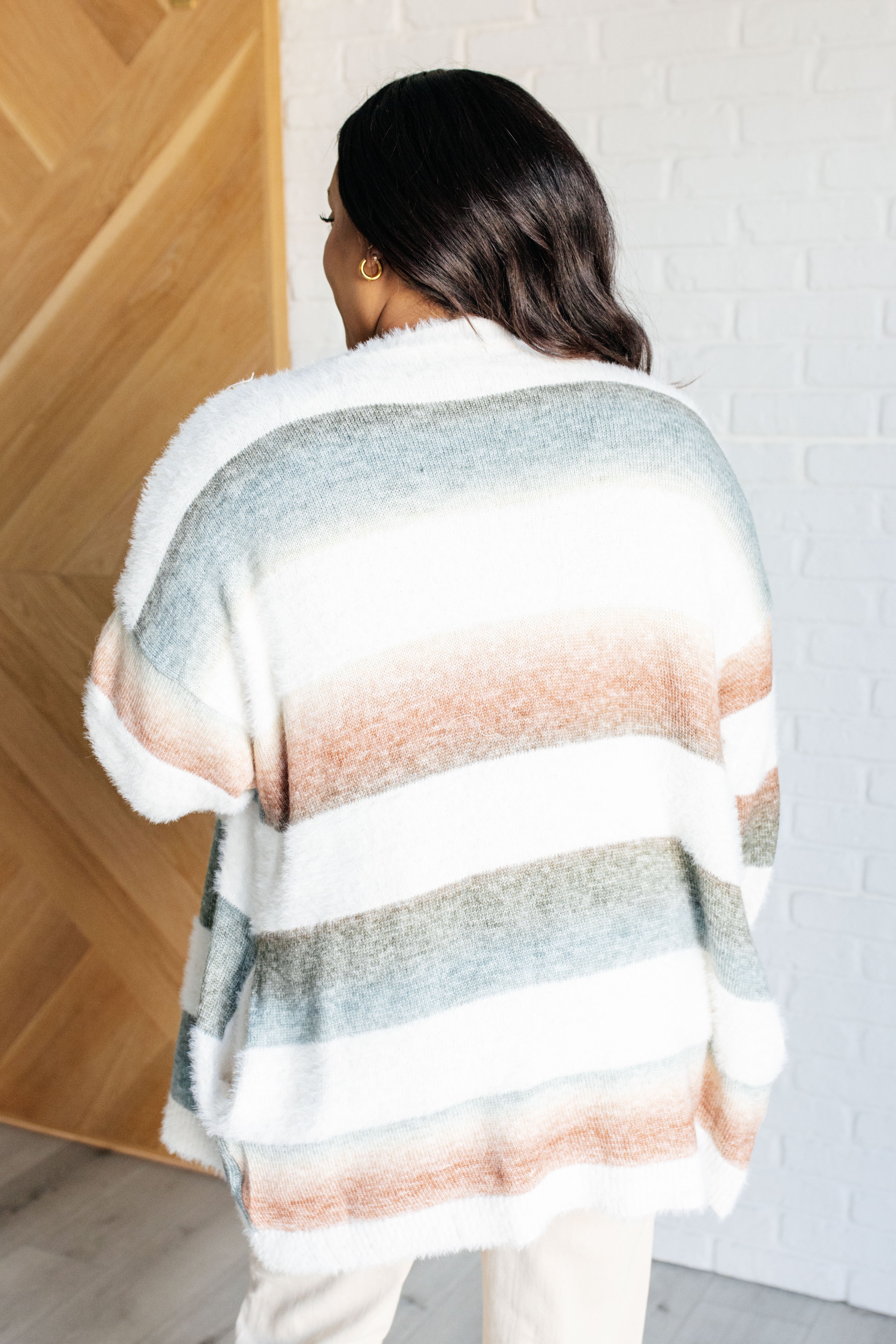 Ombre Feelings Striped Cardigan-Layers-Stay Foxy Boutique, Florissant, Missouri