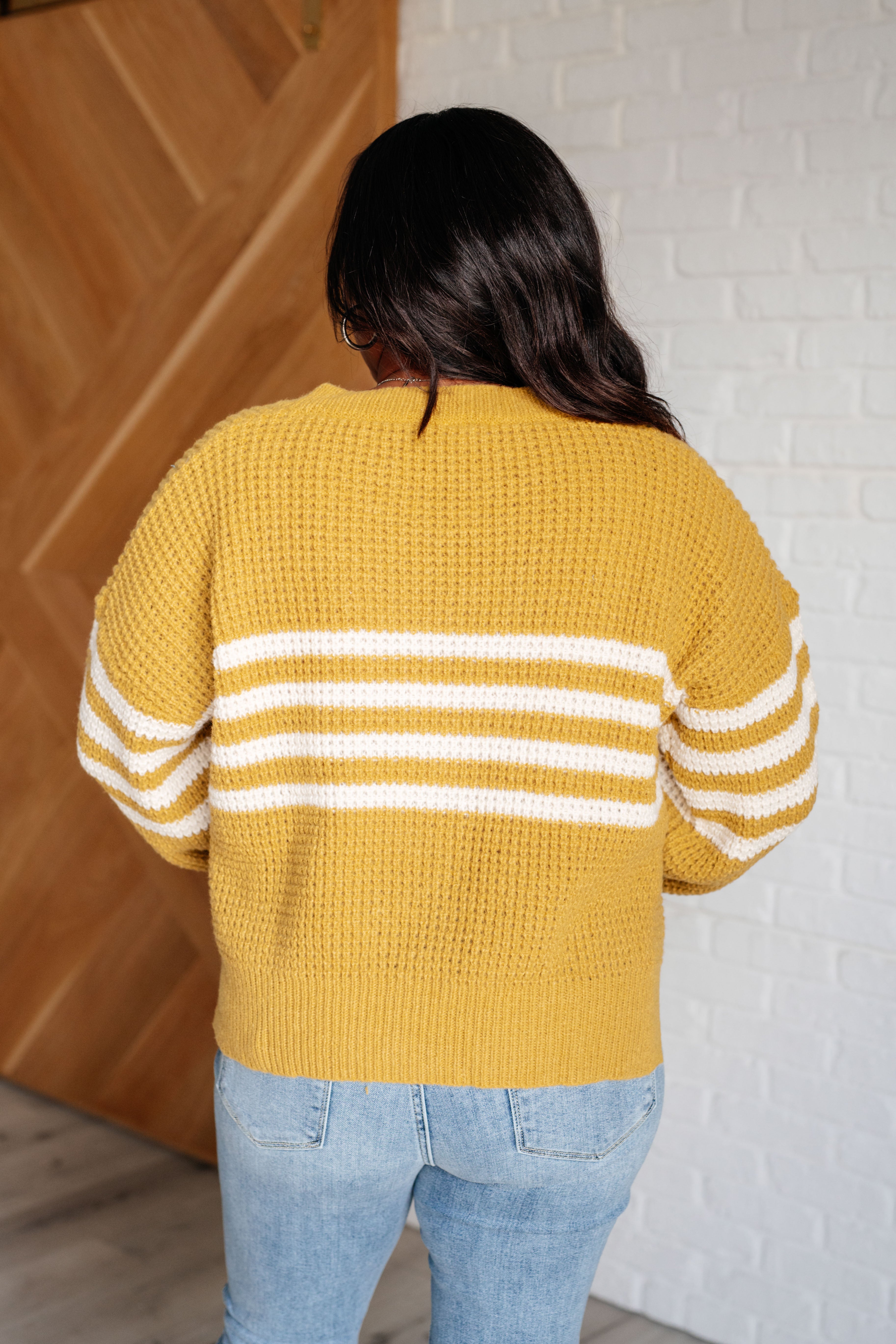 On Top of the World Striped Cardigan-Layers-Stay Foxy Boutique, Florissant, Missouri