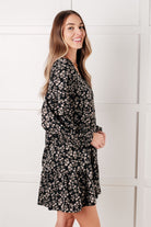 Once Again V-Neck Floral Dress-Dresses-Stay Foxy Boutique, Florissant, Missouri