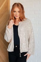 One in Twenty Sequin Jacket-Layers-Stay Foxy Boutique, Florissant, Missouri