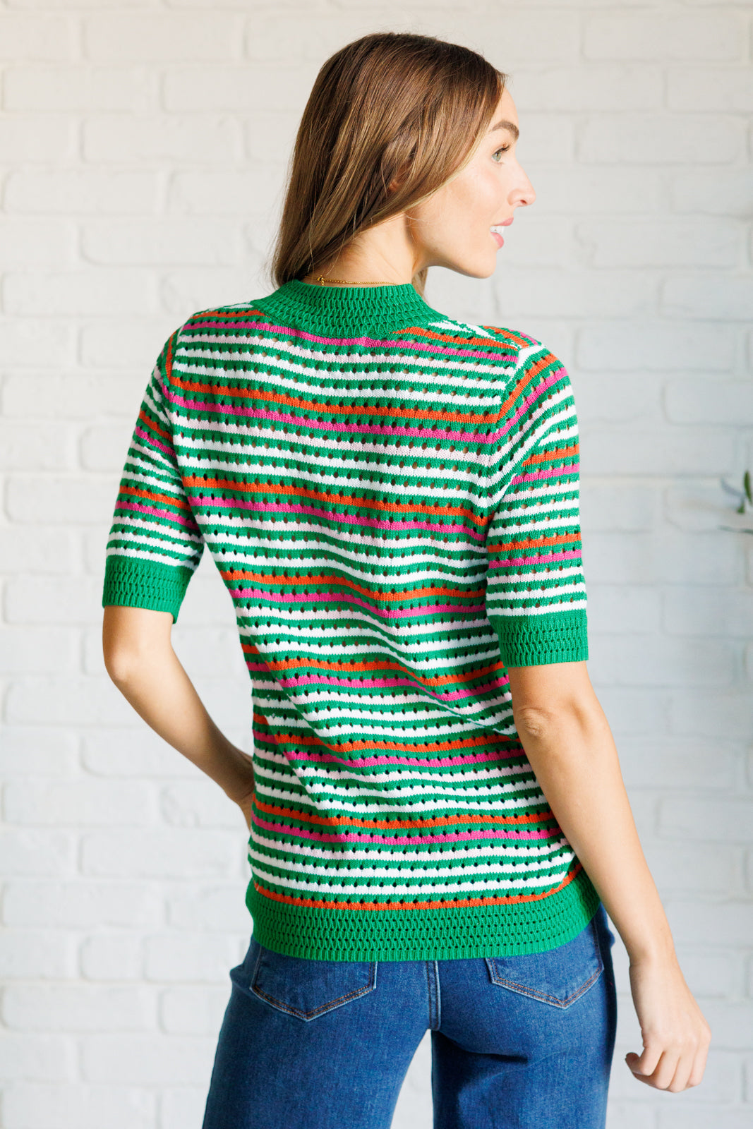 Our Situationship Knit Striped Top-Tops-Stay Foxy Boutique, Florissant, Missouri