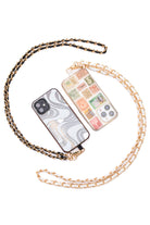 PU Leather Gold Chain Cell Phone Lanyard Set of 2-Accessories-Stay Foxy Boutique, Florissant, Missouri