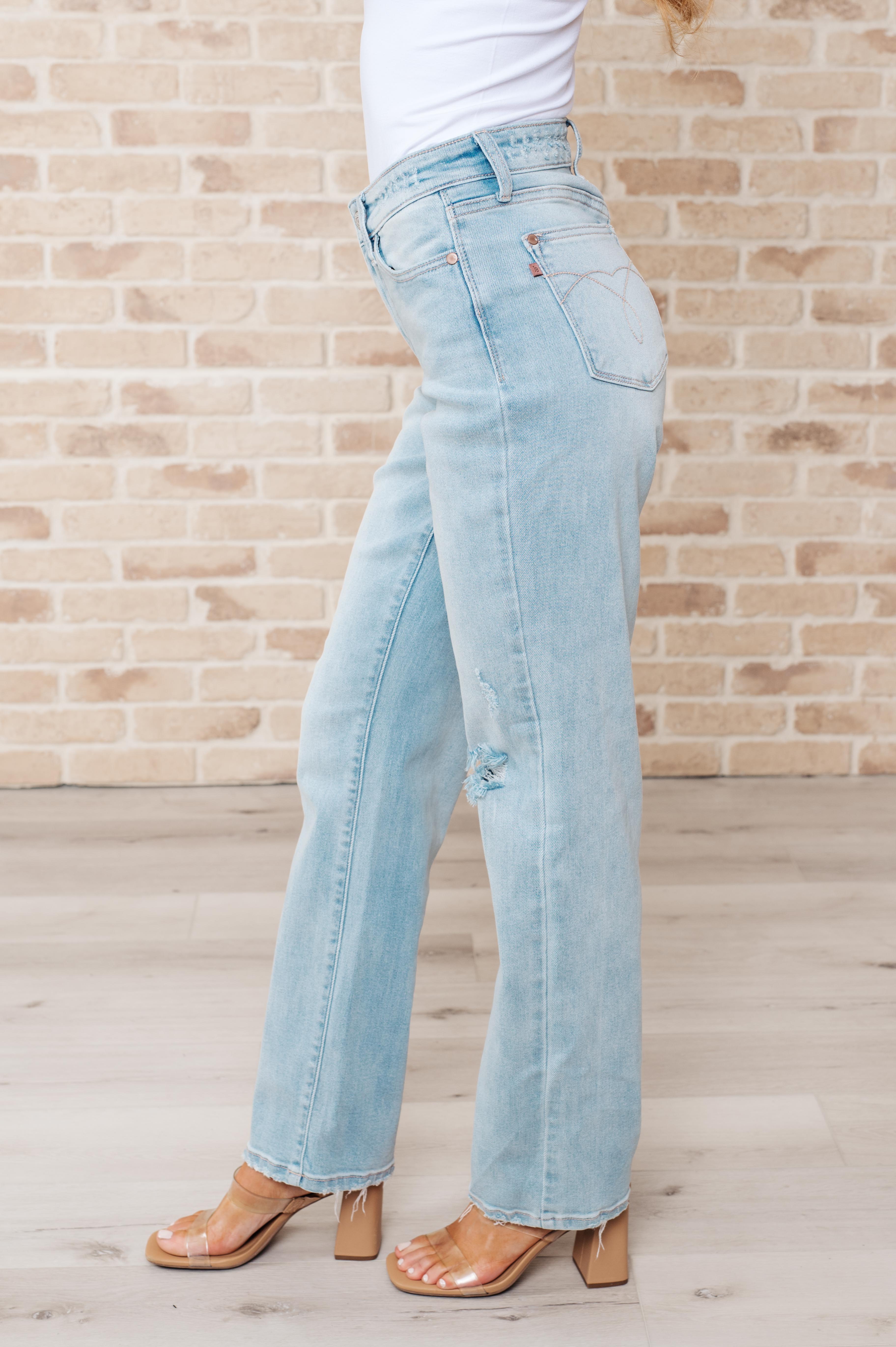 Parker High Rise 90's Straight Jeans-Womens-Stay Foxy Boutique, Florissant, Missouri