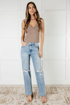 Patricia High Rise Rigid Magic 90's Straight Jeans-Womens-Stay Foxy Boutique, Florissant, Missouri