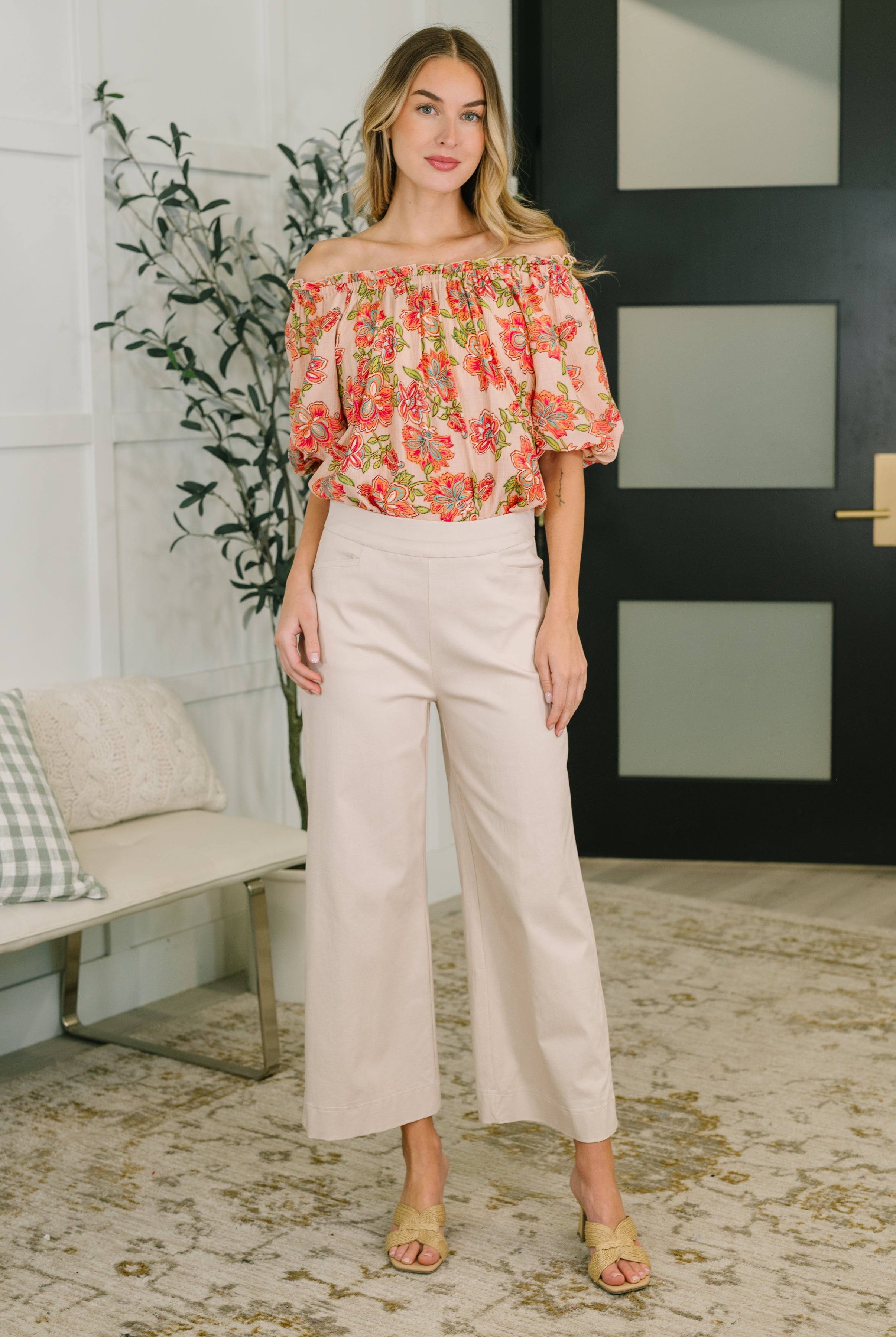 Petal Perfect Off the Shoulder Blouse-Womens-Stay Foxy Boutique, Florissant, Missouri