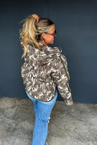 PREORDER: Printed Peyton Puffer Jacket-Womens-Stay Foxy Boutique, Florissant, Missouri