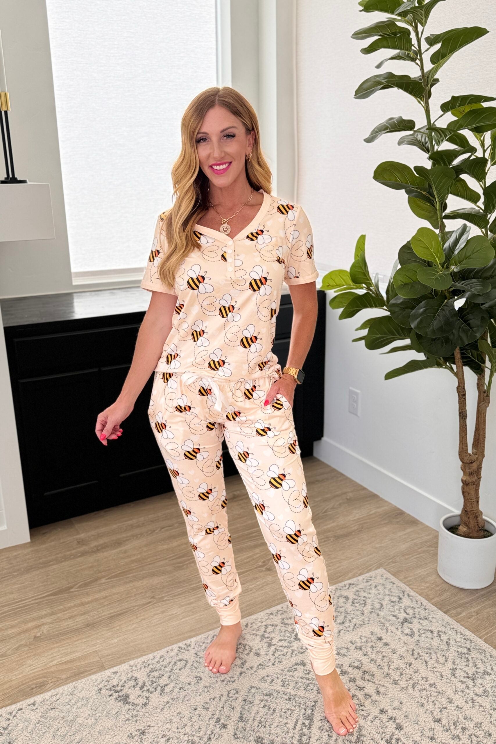 PREORDER: Short Sleeve Jogger Pajama Set in Eight Prints-Womens-Stay Foxy Boutique, Florissant, Missouri