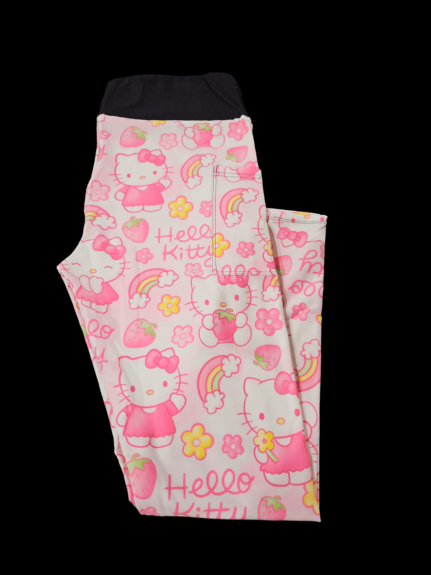 BOX 1-PINK KITTY LEGGINGS/JOGGERS-Stay Foxy Boutique, Florissant, Missouri