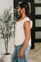 Picnic Petal Lace Detail Top-Womens-Stay Foxy Boutique, Florissant, Missouri