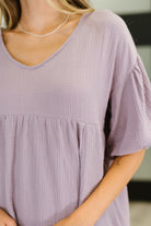 Pleasantly Perfect Bubble Sleeve Peasant Blouse-Blouses-Stay Foxy Boutique, Florissant, Missouri