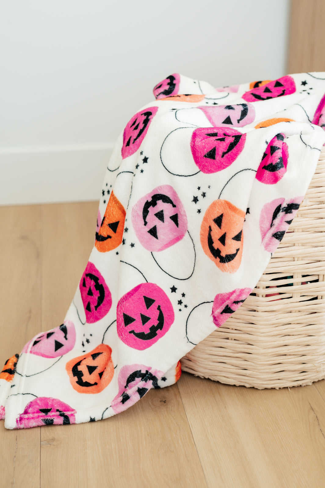 PREORDER: Halloween Fleece Blanket in Colorful Jacks-Womens-Stay Foxy Boutique, Florissant, Missouri