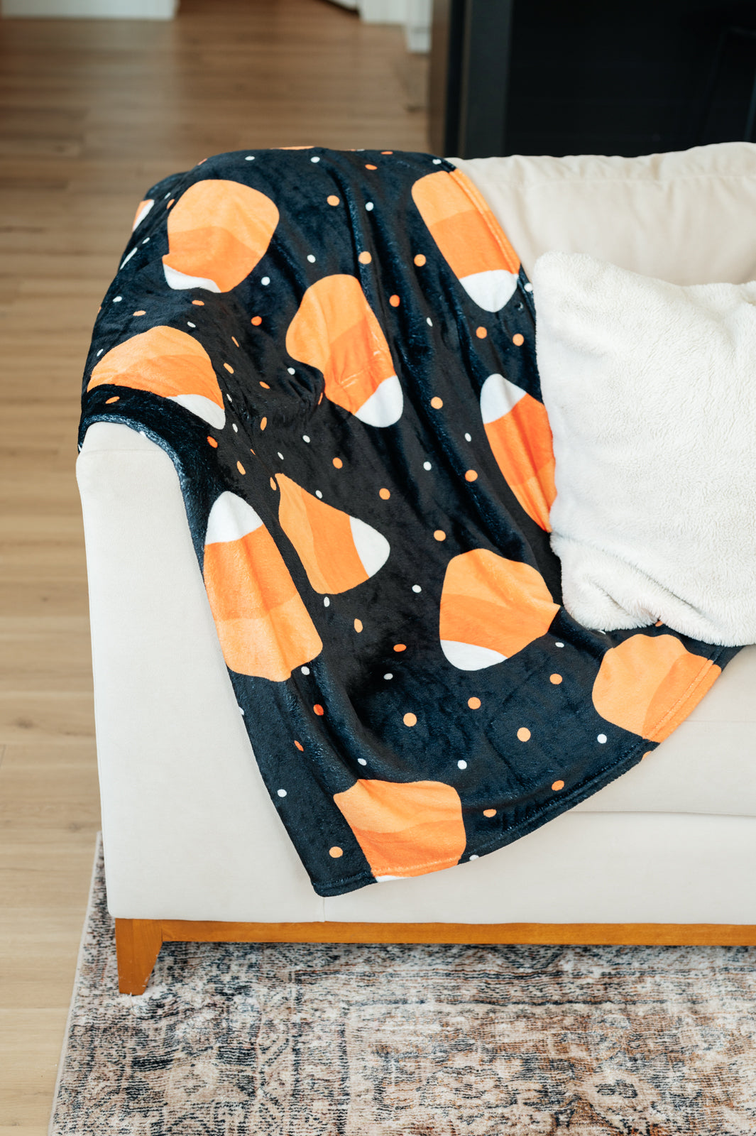 PREORDER: Halloween Fleece Blanket in Jumbo Candies-Womens-Stay Foxy Boutique, Florissant, Missouri