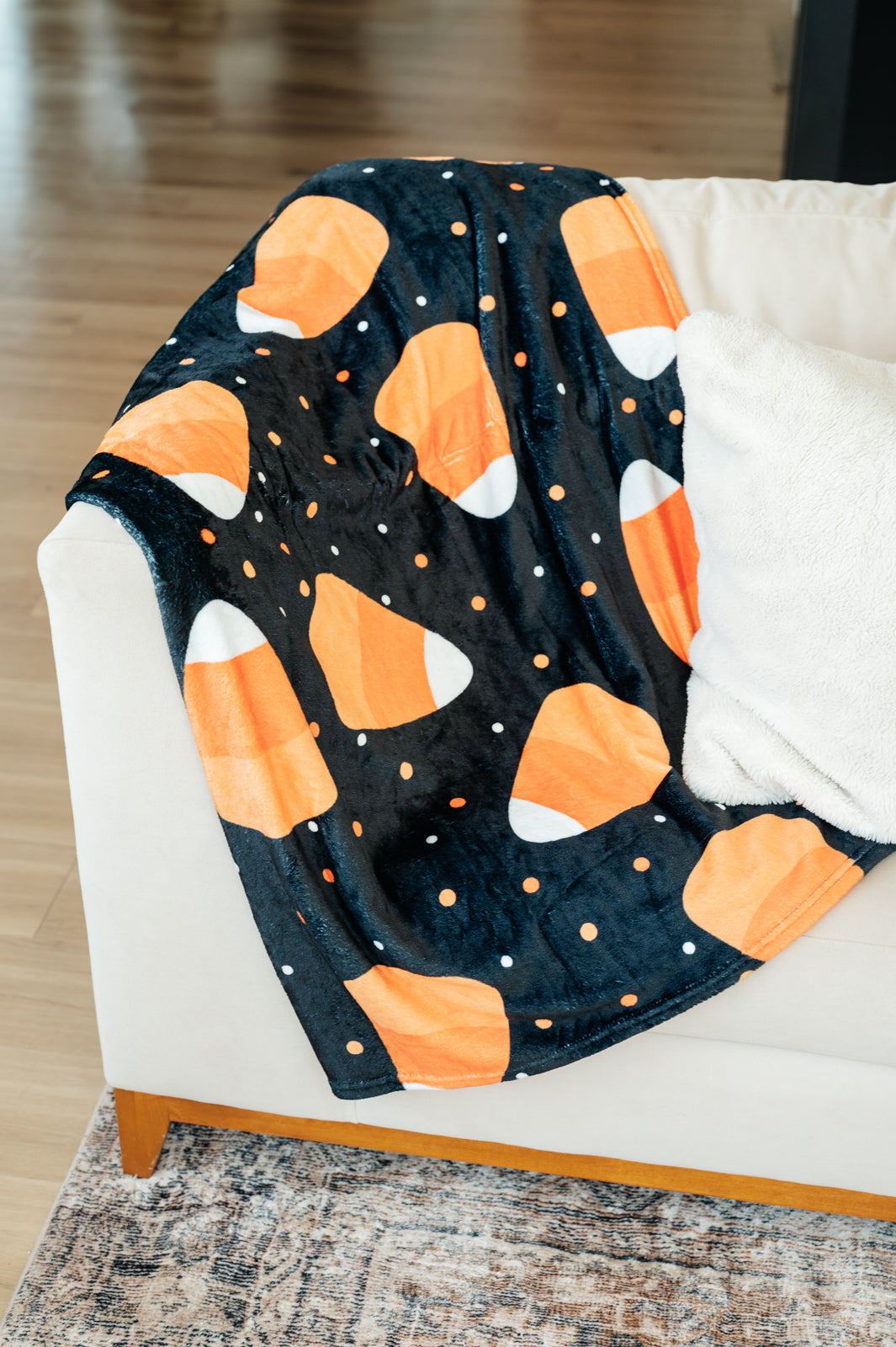 PREORDER: Halloween Fleece Blanket in Jumbo Candies-Womens-Stay Foxy Boutique, Florissant, Missouri