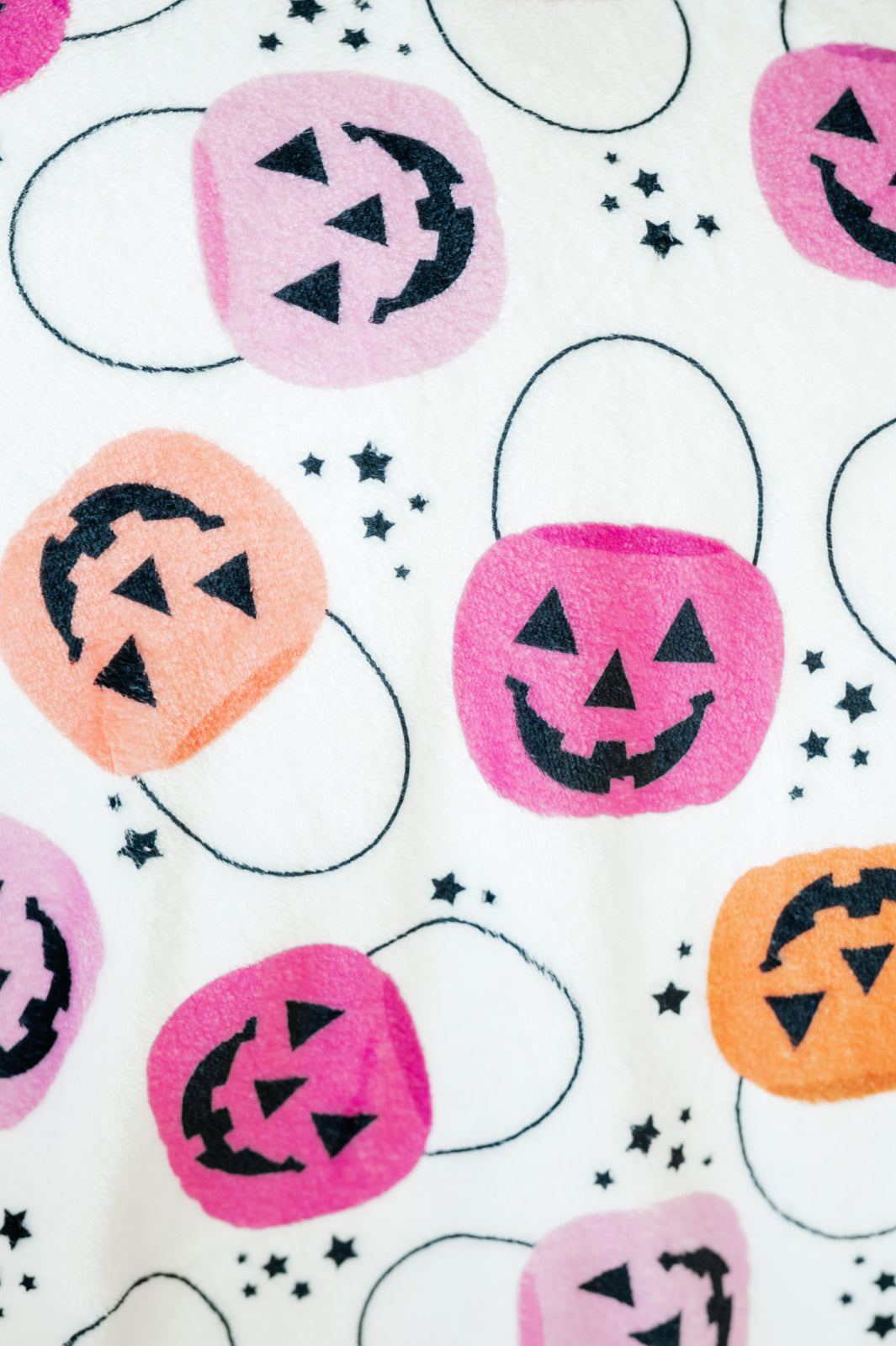 PREORDER: Halloween Fleece Blanket in Colorful Jacks-Womens-Stay Foxy Boutique, Florissant, Missouri