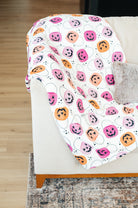 PREORDER: Halloween Fleece Blanket in Colorful Jacks-Womens-Stay Foxy Boutique, Florissant, Missouri