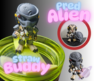 PRED ALIEN-3D PRINTED STRAW BUDDY-Stay Foxy Boutique, Florissant, Missouri