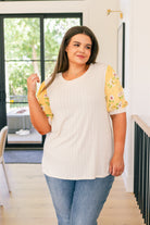 Primrose on Puff Sleeves Top-Tops-Stay Foxy Boutique, Florissant, Missouri