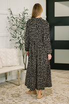 Promotional Proposal Collared Dress in Black and Khaki-Womens-Stay Foxy Boutique, Florissant, Missouri