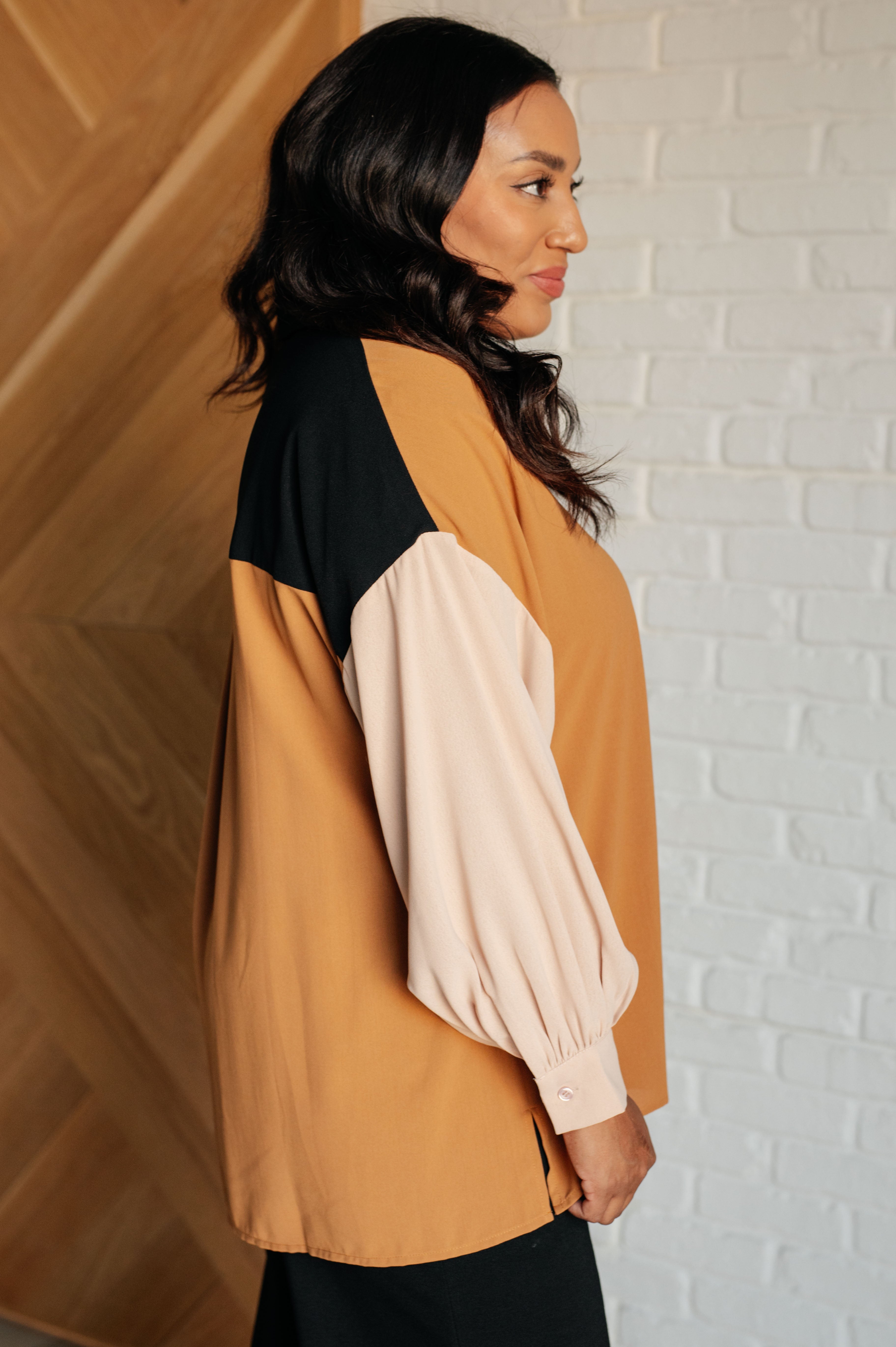 Queen of the Block Button Up-Tops-Stay Foxy Boutique, Florissant, Missouri