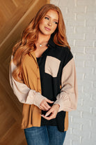Queen of the Block Button Up-Tops-Stay Foxy Boutique, Florissant, Missouri