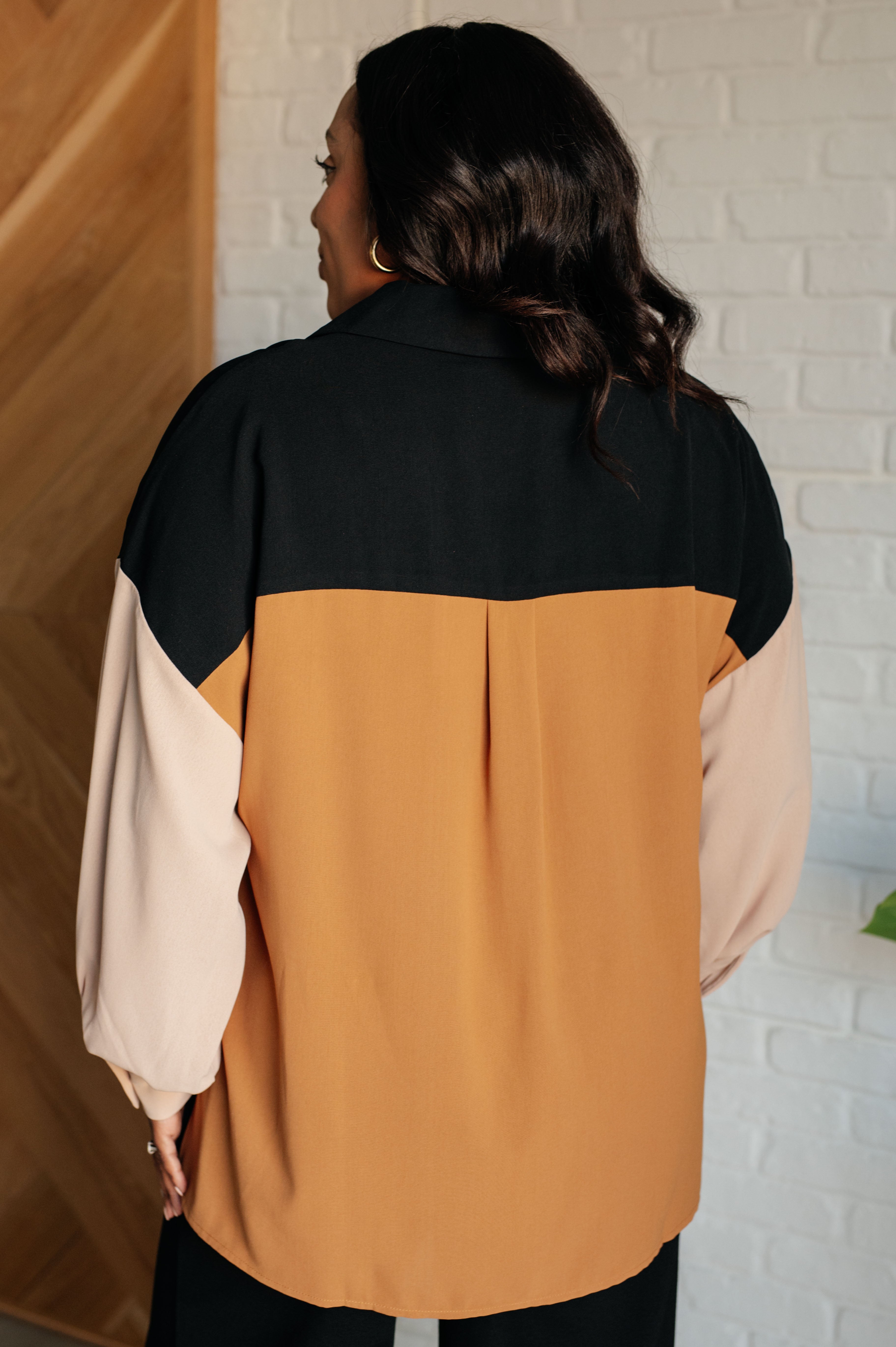 Queen of the Block Button Up-Tops-Stay Foxy Boutique, Florissant, Missouri