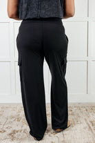 Race to Relax Cargo Pants in Black-Bottoms-Stay Foxy Boutique, Florissant, Missouri