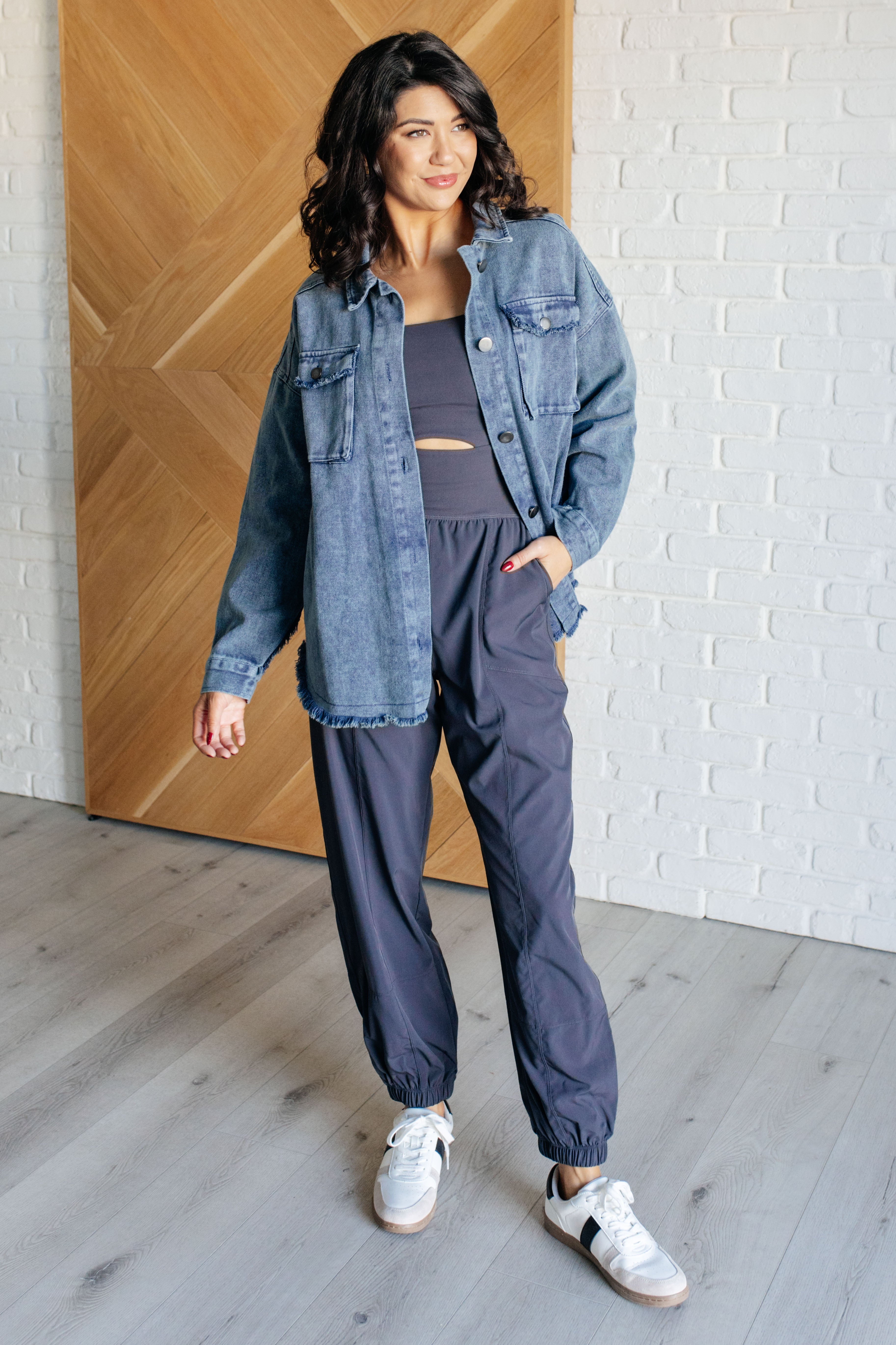 Raising Heart Rate Cutout Jumpsuit in Charcoal-Athleisure-Stay Foxy Boutique, Florissant, Missouri