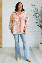 Reap What You Sow Button Down-Blouses-Stay Foxy Boutique, Florissant, Missouri