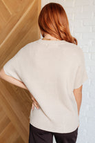 Relaxing Away Dolman Sleeve Knit Top in Taupe-Tops-Stay Foxy Boutique, Florissant, Missouri