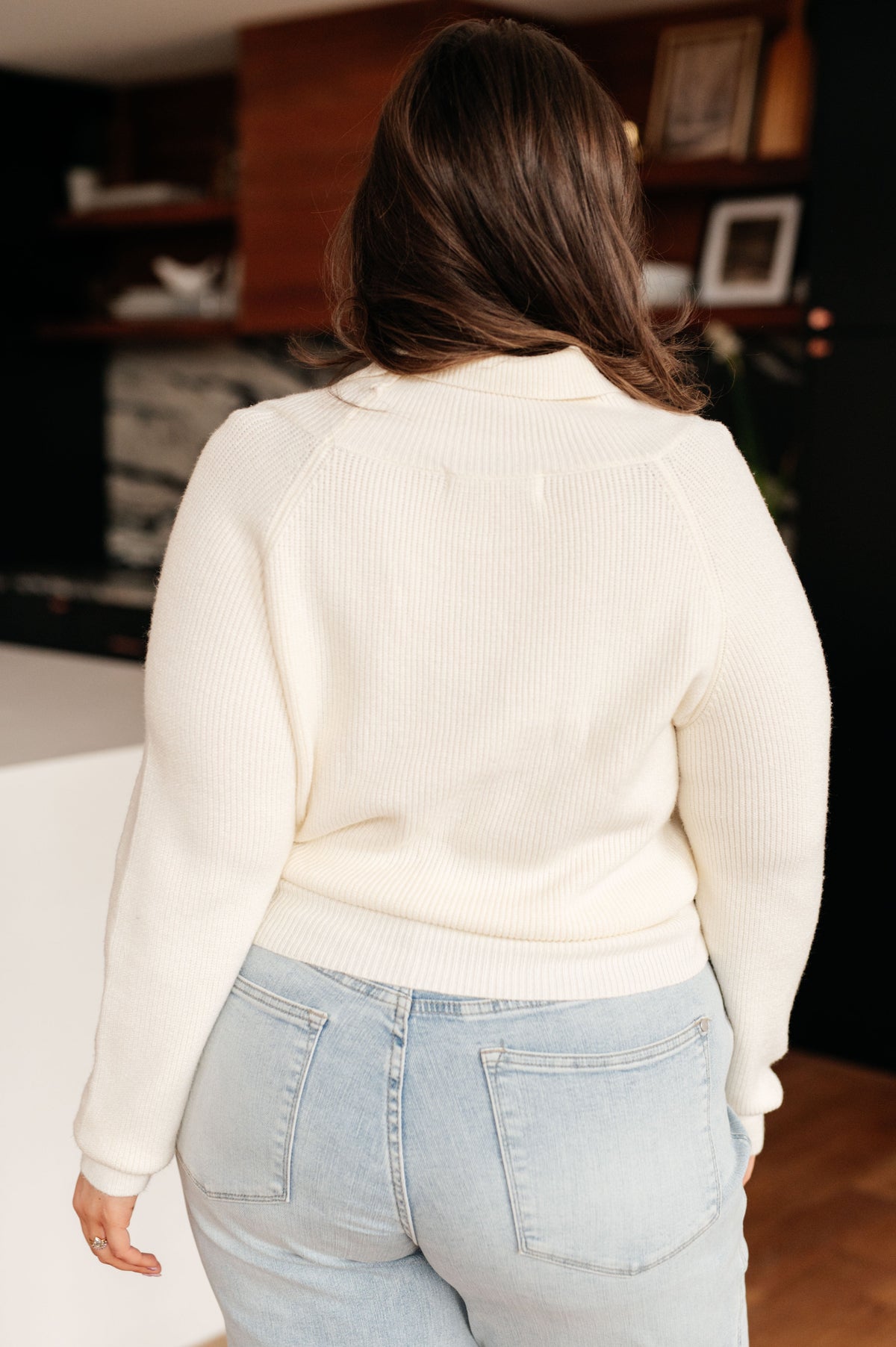 Requisite Request Surplice Crop Sweater-Tops-Stay Foxy Boutique, Florissant, Missouri