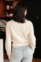 Requisite Request Surplice Crop Sweater-Tops-Stay Foxy Boutique, Florissant, Missouri