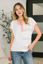 Right Thing to Say Textured Henley Top-Womens-Stay Foxy Boutique, Florissant, Missouri